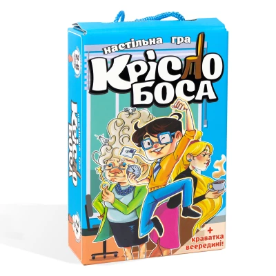 Настільна гра Strateg Крісло боса розважальна українською мовою 30387