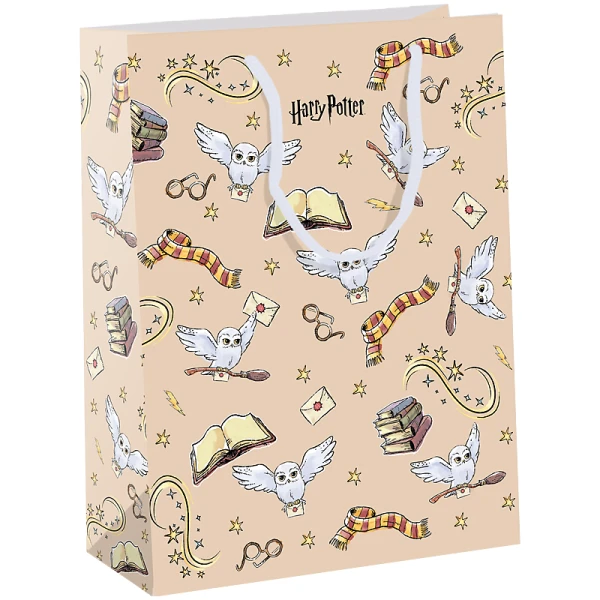 Пакет паперовий подарунковий, 26х32см, Harry Potter HP24-266 Kite