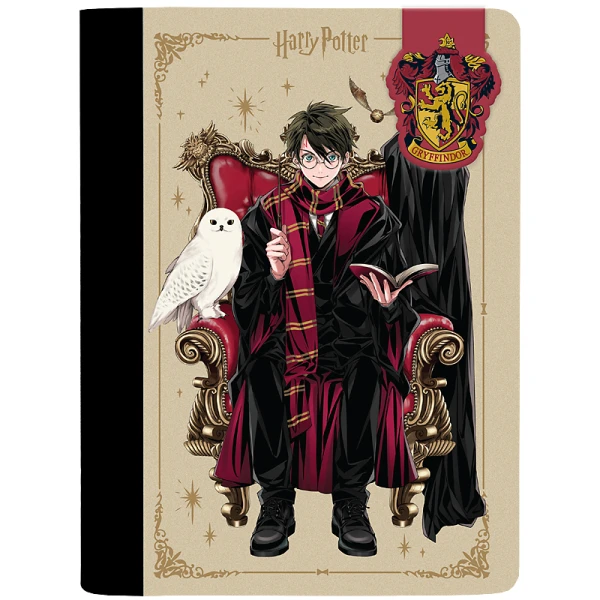Блокнот з магнітною закладкою, А5, 60 арк., кліт., Harry Potter HP24-192 Kite