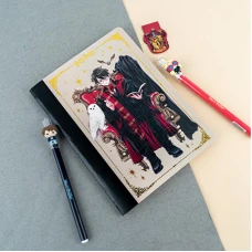 Блокнот з магнітною закладкою, А5, 60 арк., кліт., Harry Potter HP24-192 Kite