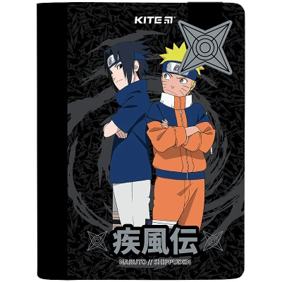 Блокнот з магнітною закладкою, А5, 60 арк., кліт., Naruto NR24-192 Kite