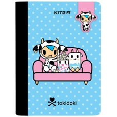 Блокнот з магнітною закладкою, А5, 60 арк., кліт., tokidoki TK24-192 Kite