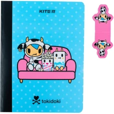 Блокнот з магнітною закладкою, А5, 60 арк., кліт., tokidoki TK24-192 Kite