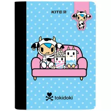 Блокнот з магнітною закладкою, А5, 60 арк., кліт., tokidoki TK24-192 Kite
