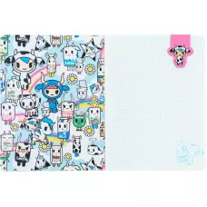 Блокнот з магнітною закладкою, А5, 60 арк., кліт., tokidoki TK24-192 Kite