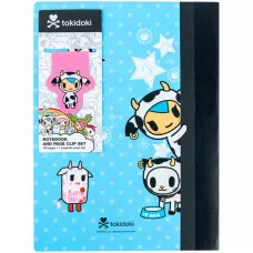 Блокнот з магнітною закладкою, А5, 60 арк., кліт., tokidoki TK24-192 Kite