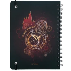 Блокнот на спіралі А5, 80 арк., кліт., Harry Potter HP24-190 Kite