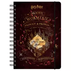 Блокнот на спіралі А5, 80 арк., кліт., Harry Potter HP24-190 Kite