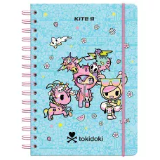 Блокнот на спіралі А5, 80 арк., кліт., tokidoki TK24-190 Kite