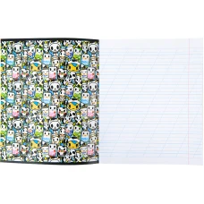 Зошит 12 арк., коса, софт тач + УФ лак, tokidoki TK22-235 Kite
