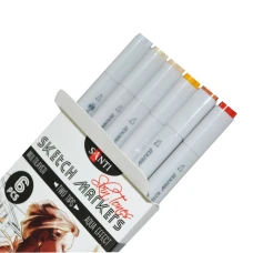 Набір маркерів "SANTI sketch" "Skin Tones", 6 шт./уп., 390568
