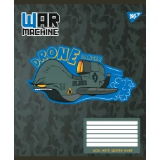 Зошит А5/12 арк коса YES War machine, 766314