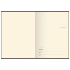 Щоденник недатований А4 (201*283), 160арк, лінія, крем папір, обкл. шт.шк. 261/1 Поліграфіст