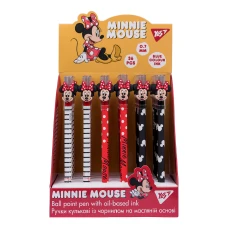 Ручка масляна YES "Minnie Mouse", 0,7 мм, синя, 412078