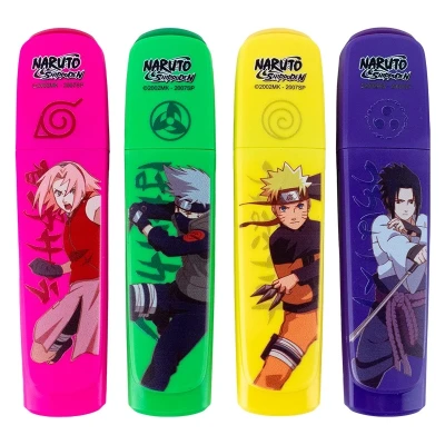 Маркер Highlighter, набір з 4-х кол., Naruto NR24-444 Kite