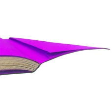 Записна книжка А5 (132х202), 96 арк, крем., кліт., обкл. шт. шкіра червона на гумці, 138/2 0610R