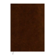 Щоденник недат. А5 (145х202), 128 арк., лінія, обкл. баладек, коричневий, 232 0522