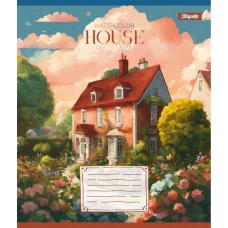 Зошит А5/24 арк кліт 1В House colorful, 767003