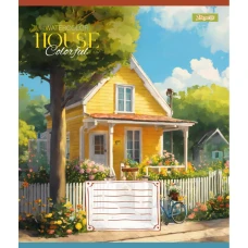 Зошит А5/24 арк кліт 1В House colorful, 767003