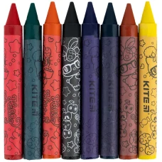 Крейда воскова, 8 кол. Jumbo Hello Kitty HK24-076 Kite