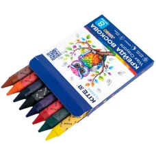 Крейда воскова, 8 кол. Jumbo Kite Classic K-076