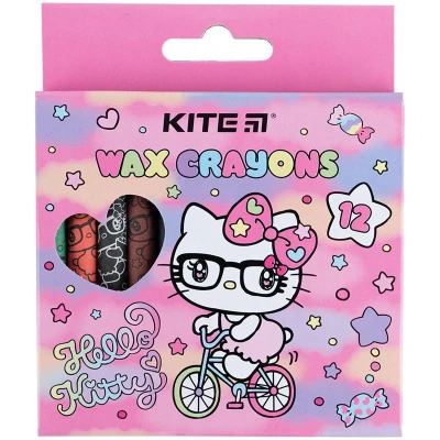 Крейда воскова, 12 кол. Hello Kitty HK24-070 Kite