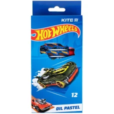 Пастель масляна, 12 кольорів Hot Wheels HW24-071 Kite