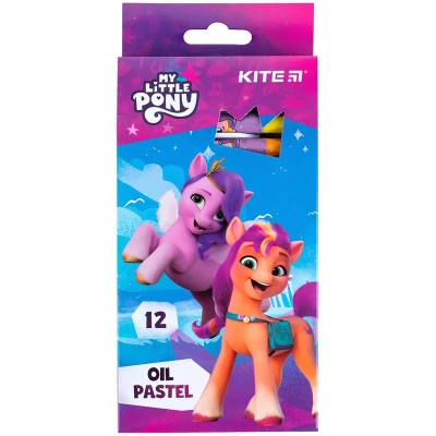 Пастель масляна, 12 кольорів Little Pony LP24-071 Kite