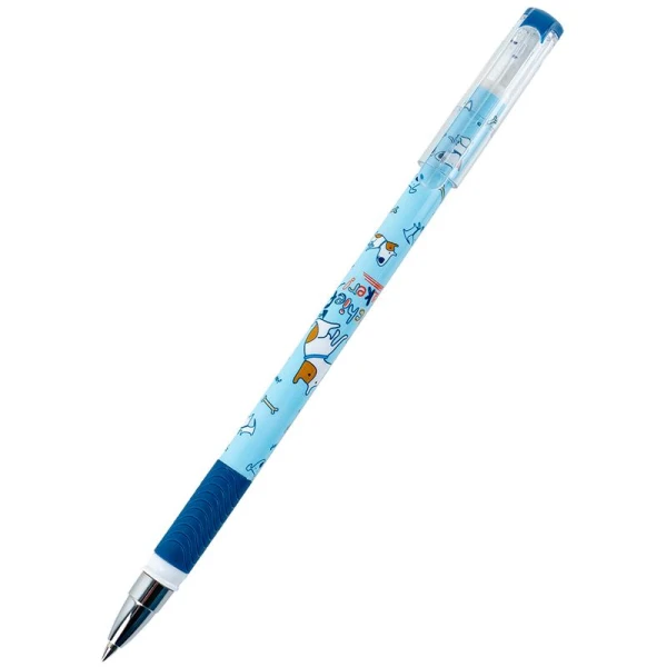 Ручка кулькова, 0,5мм. синя Dog K24-032-3 Kite