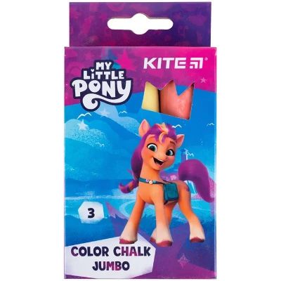 Крейда кольорова Jumbo, 3 кол. My Little Pony LP24-077 Kite