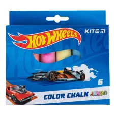 Крейда кольорова Jumbo, 6 кол. Hot Wheels HW24-073 Kite
