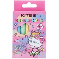 Крейда кольорова, 12 шт. Hello Kitty HK24-075 Kite