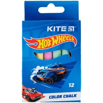 Крейда кольорова, 12 шт. Hot Wheels HW24-075 Kite