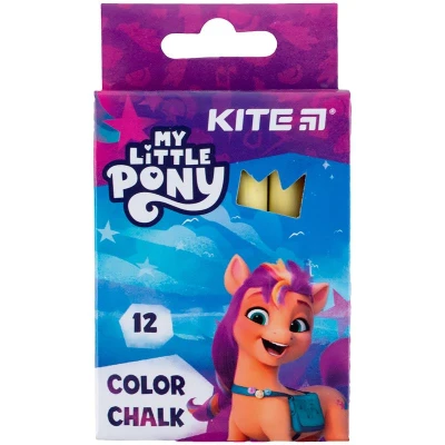 Крейда кольорова, 12 шт. My Little Pony LP24-075 Kite