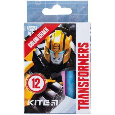 Крейда кольорова, 12 шт. Transformers TF24-075 Kite