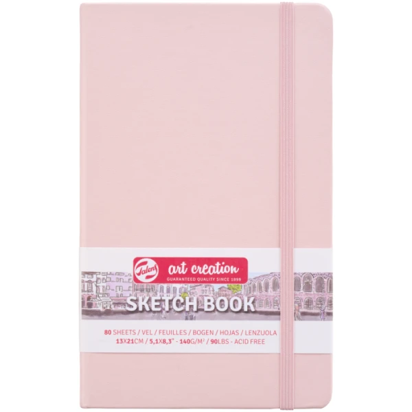 Блокнот для графіки Talens Art Creation 140г/м2, 13*21см, 80л., Pastel Pink, Royal Talens
