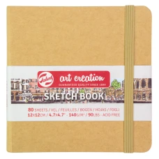 Блокнот для графіки Talens Art Creation 140г/м2, 12*12см, 80л., Kraft, Royal Talens