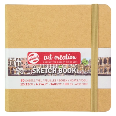 Блокнот для графіки Talens Art Creation 140г/м2, 12*12см, 80л., Kraft, Royal Talens