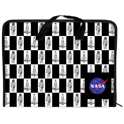 Папка-портфель на блискавці, 1 відділ., A4, NASA NS21-202 Kite