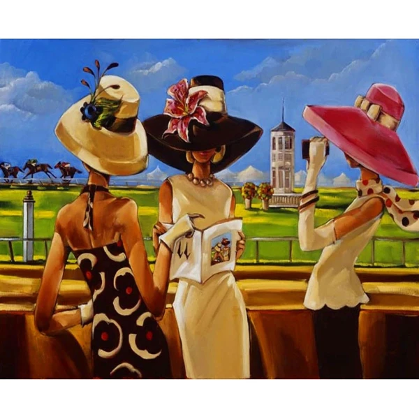 Алмазна мозаїка SANTI "Леді", 30х40см., 954067