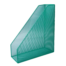Лоток для паперів вертикальний 80x230x300мм, металевий, зелений BM.6260-04