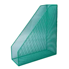 Лоток для паперів вертикальний 80x230x300мм, металевий, зелений BM.6260-04