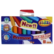 Пластилін Чисті ручки 10кол. еко 170гр., 7626 Class