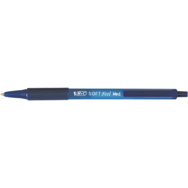 Ручка кулькова "SOFT CLIC GRIP", з грипом, 0,8 мм. синій, bc8373982 BIC