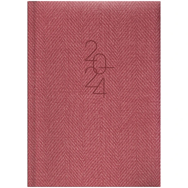 Щоденник 2024 кишеньковий Tweed червоний 73-736 31 204 Brunnen