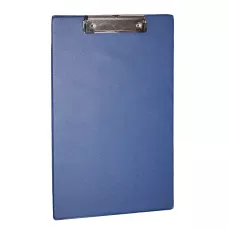 Планшет А4, з кліпом синій, картонний, вкритий ПВХ, 4-257-06, 4Office