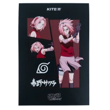 Блокнот-планшет A5, 50арк, клітинка, Naruto NR23-194-2 Kite