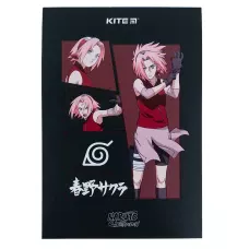 Блокнот-планшет A5, 50арк, клітинка, Naruto NR23-194-2 Kite