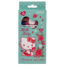 Пастель масляна, 12 кольорів Hello Kitty HK19-071 Kite