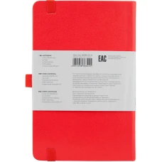 Книга записна Partner, 125*195, 96арк, лінія, червона 8308-05-A